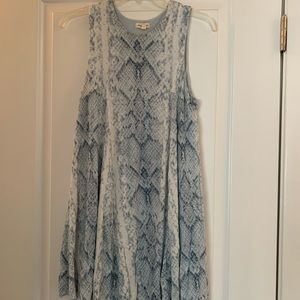 Silence and Noise Snake print T-shirt dress